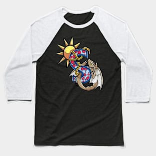 Sun Scorpion dragons Baseball T-Shirt